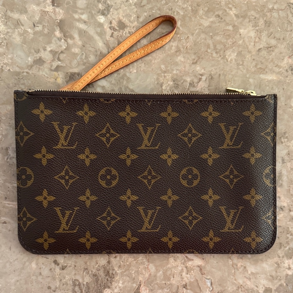 Louis Vuitton Brown Monogram Pouch